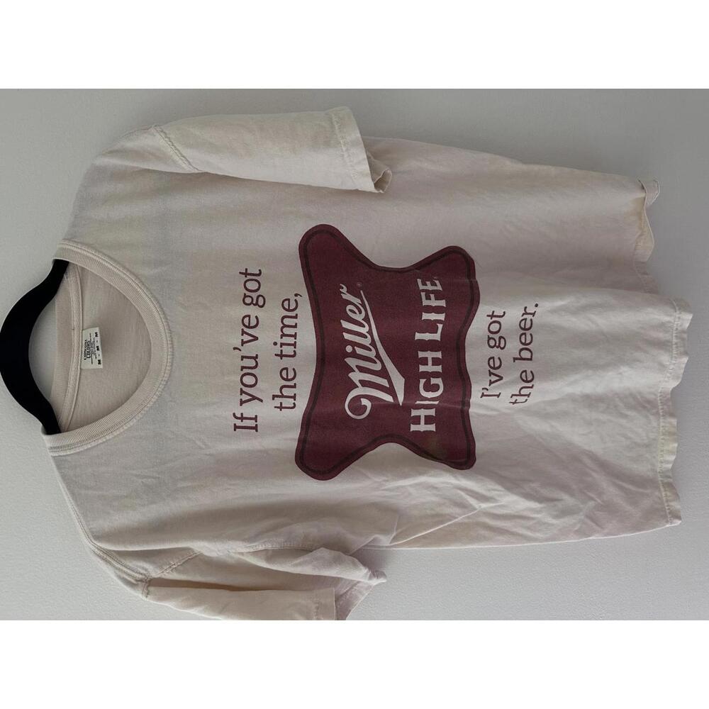 Miller High Life Graphic T-Shirt Medium